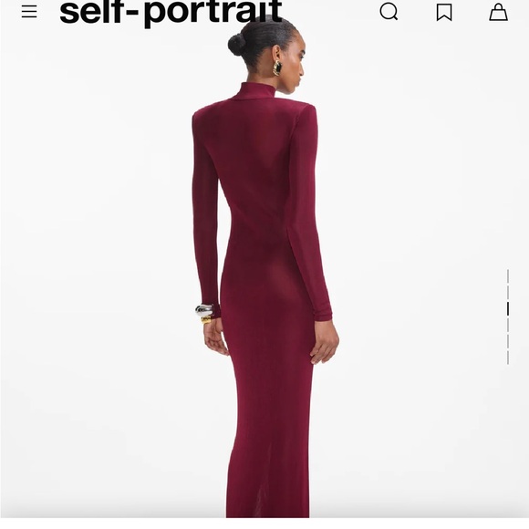 Beautiful Viscose Knit Maxi Dress Self-portrait size M
100%Viscose/Worn once - Picture 8 of 9